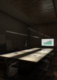 Imagem Alta resolução - Sala de Reuniões Iluminação Pontual