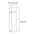 650mm