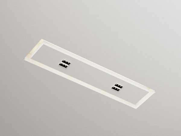 Plane Retangular Everglow 3 LEDs