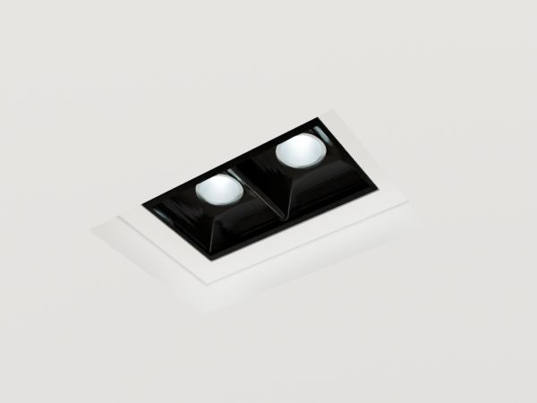 Everglow Fixa sem Borda Recuado 02 LEDs (5,1W)